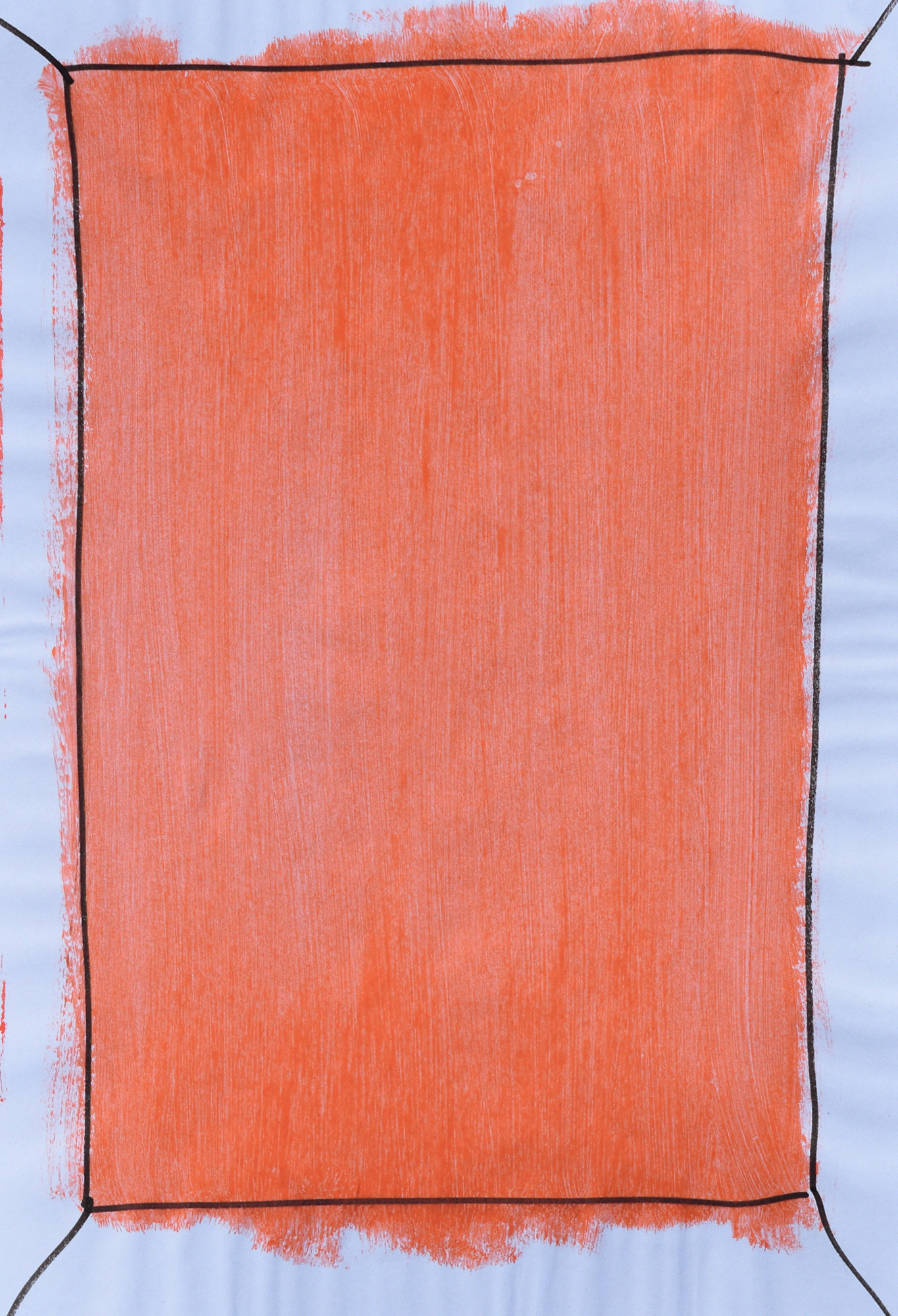 Pigment und Tylose auf Papier, 21 x 29,5 cm
