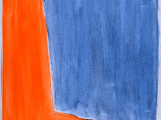 Pigment und Tylose auf Papier, 41,5 x 29,5 cm